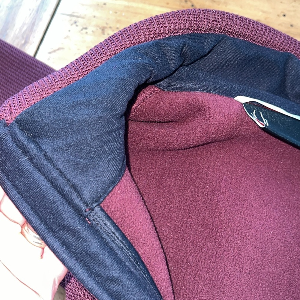 Spyder Full Zip Mid-weight Sweater size L wine color - Picture 14 of 14